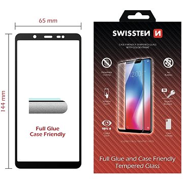 E-shop Swissten 3D Full Glue für Samsung J600 Galaxy J6 2018 schwarz
