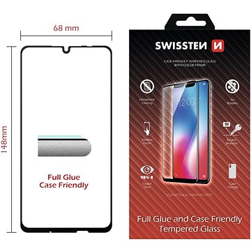 E-shop Swissten 3D Full Glue für Huawei P Smart 2019/Smart 10 Lite schwarz