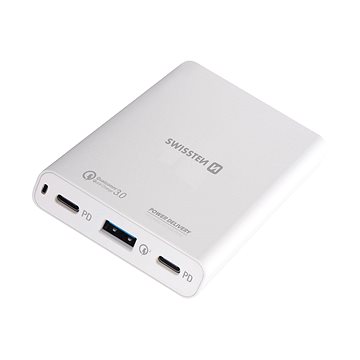 E-shop Swissten Ladegerät für Laptop 60W USB 2xUSB-C
