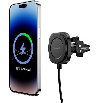 Swissten MagStick Compact s bezdrátovým nabíjením 15W/7.5W (Magsafe Compatible)