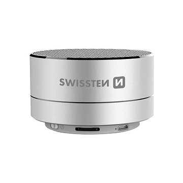 Swissten i-Metal Bluetooth reproduktor stříbrný