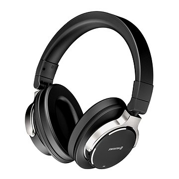 E-shop Swissten Jumbo ANC Bluetooth Stereo-Kopfhörer - schwarz