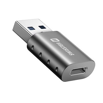 E-shop Swissten Adapter USB-A (M) / USB-C (F)