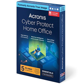 Acronis Cyber Protect Home Office Essentials pro 5 PC na 1 rok (elektronická licence)