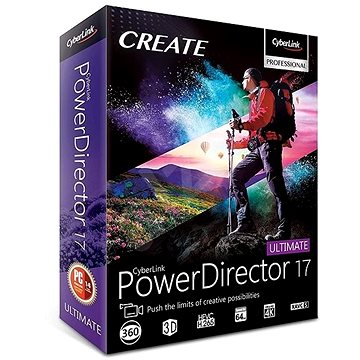CyberLink PowerDirector 17 Ultimate (elektronická licence)