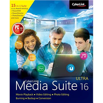 Cyberlink Media Suite 16 Ultra (elektronická licence)