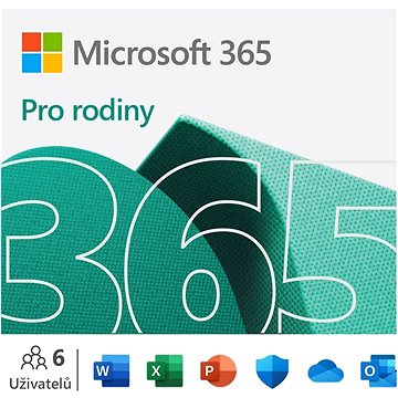 Microsoft 365 pro rodiny (elektronická licence)
