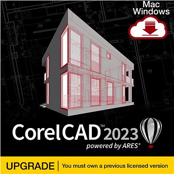 CorelCAD 2023 Win/Mac CZ/EN Upgrade (elektronická licence)