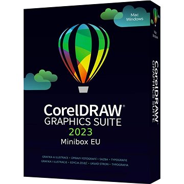 E-shop CorelDRAW Graphics Suite 2023 Minibox EU, Win/Mac, CZ/EN (BOX)