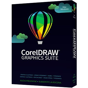 CorelDRAW Graphics Suite 365 Renewal, Win (elektronická licence)