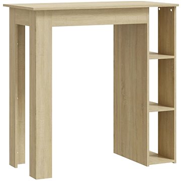 Barový stůl s regálem dub sonoma 102 × 50 × 103,5 cm, 809461