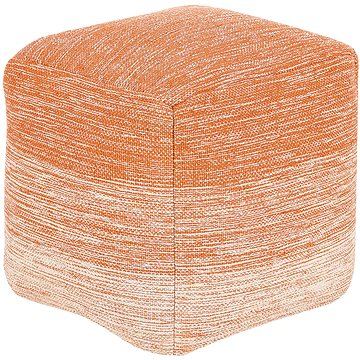 BELIANI puf oranžový 40 × 40 cm HIRRI