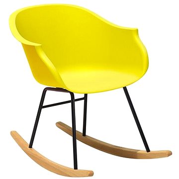 Houpací žlutá židle Harmony, 101998