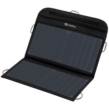E-shop Sandberg Solar Ladegerät 13W 2xUSB, Solar Ladegerät, schwarz