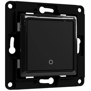 E-shop Shelly WS1, 1-Tasten-Schalter, ohne Frontrahmen, schwarz