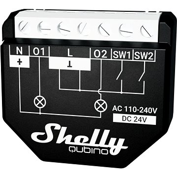 E-shop Shelly Wave 2PM, Schaltmodul, Z-Wave
