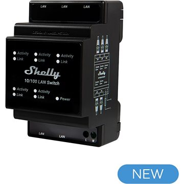 E-shop Shelly LAN Switch