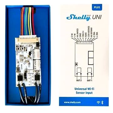 E-shop Shelly Plus Uni, WiFi