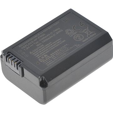 T6 power Sony NP-FW50, 1080mAh, 7,7Wh, černá