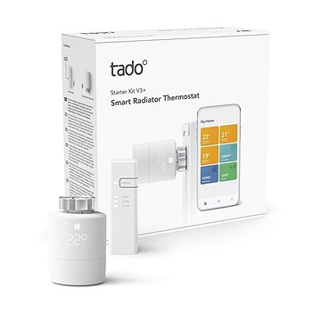 E-shop Tado Smart Thermostat-Kopf V3+ Basis-Set, inkl. Internet-Schnittstelle