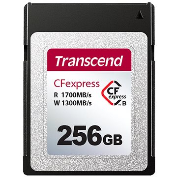 E-shop Transcend CFexpress 820 Typ B 256 GB PCIe Gen3 x2