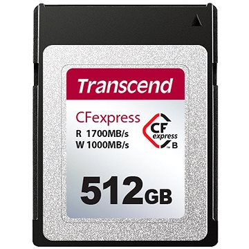 E-shop Transcend CFexpress 820 Typ B 512 GB PCIe Gen3 x2