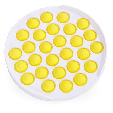 POP IT - kruh žlutý