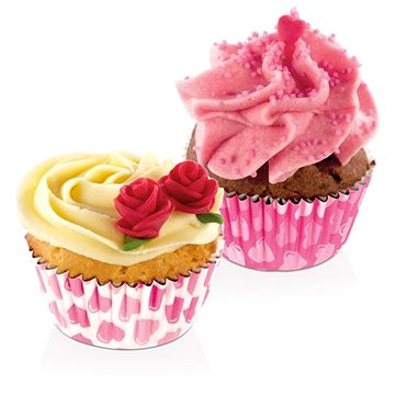 E-shop TESCOMA DELÍCIA Förmchen für Mini-Cupcakes / Muffins - O 4 cm - 100 Stück. - Herzen