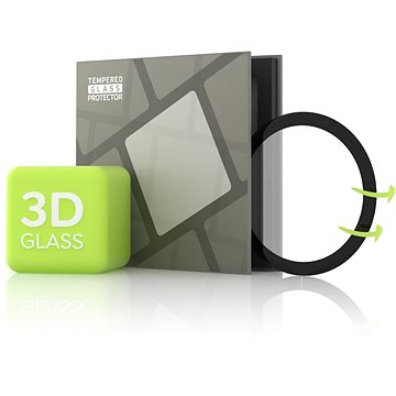 Tempered Glass Protector pro Samsung Watch Active - 3D GLASS, Černé