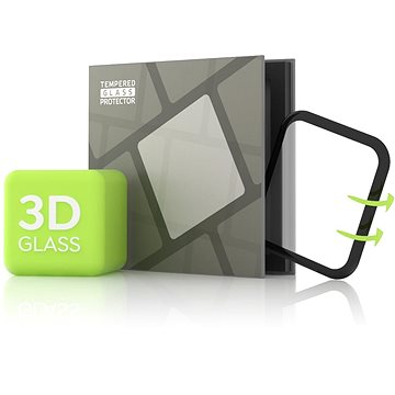 E-shop Tempered Glass Protector für Apple Watch 4/5/6/SE/SE (2022) 40mm, 3D Glas Schwarz