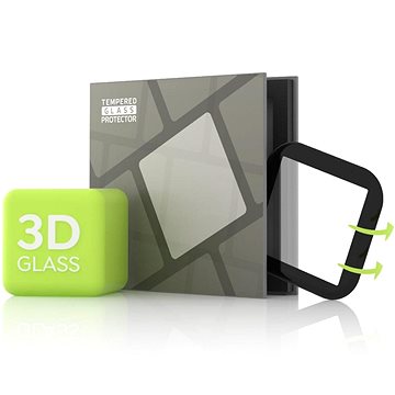 Tempered Glass Protector pro Fitbit Versa 2 - 3D GLASS, Černé