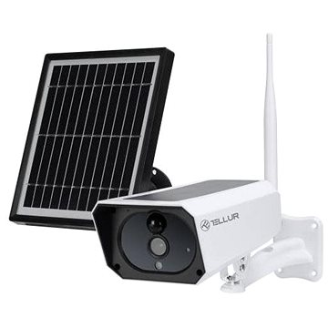 Tellur WiFi Smart solárna kamera 1080P, IP65, PIR, outdoor, biela