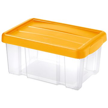 E-shop Tontarelli PUZZLE Box mit Deckel 5 L, transparent/orange