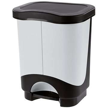 E-shop Tontarelli Idea Abfallbehälter 2 × 10,5 l hellgrau