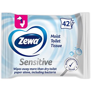ZEWA Sensitive vlhčený toaletní papír (42 ks)