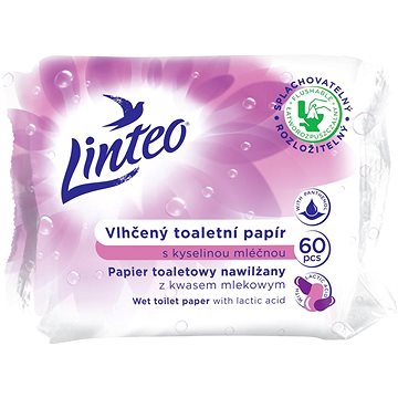 LINTEO Vlhčený toaletní papír (60 ks)