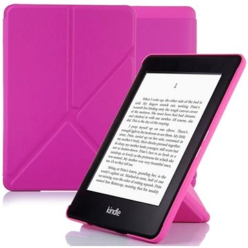 Origami OR47 - Amazon Kindle 6, Paperwhite 1, 2, 3 tmavě růžové - magnet, stojánek