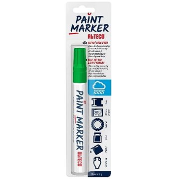 ALTECO Paint Marker zelený popisovač