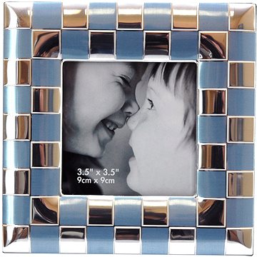 TRADAG Fotorámeček 9 × 9 cm, modrý