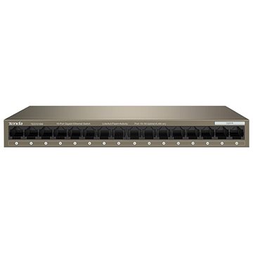 E-shop Tenda TEG1016M 16x Gigabit Desktop Ethernet Switch - VLAN - MAC 8K - lüfterlos