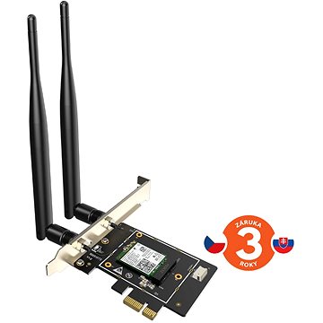 E-shop Tenda E33 Wireless AX5400 WiFi 6E USB Adapter, MU-MIMO, WPA3, PCI Express, 2x 5 dBi Antenne, Bluetoo