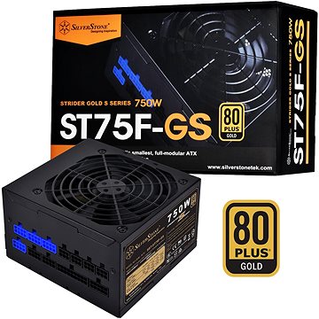 SilverStone Strider S Gold Modular 750W (SST-ST75F-GS)