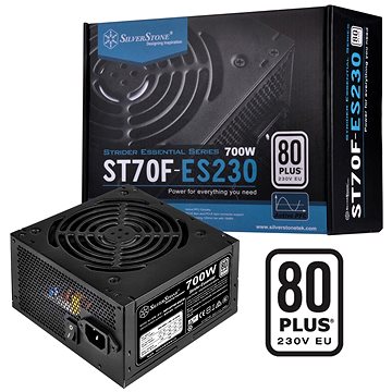 E-shop SilverStone Strider Essential 80Plus ST70F-ES230 700W PC-Netzteil