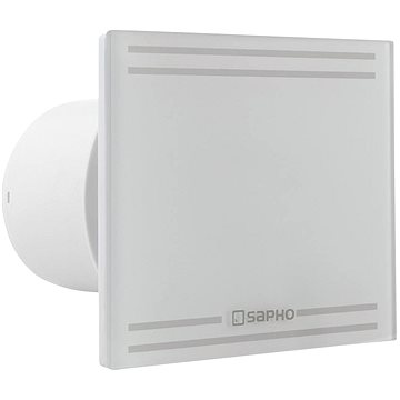 SAPHO GLASS koupelnový ventilátor axiální, potrubí 100mm, GS101