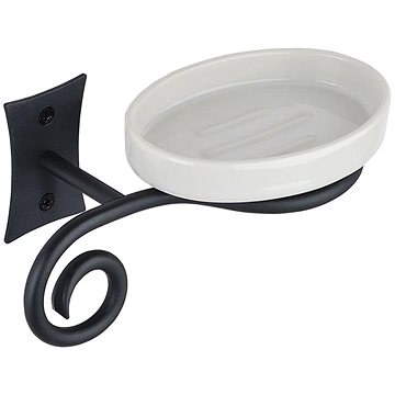 METAFORM REBECCA mýdlenka, černá/keramika
