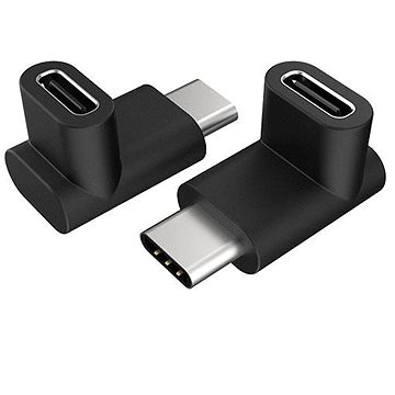AKASA 90° USB 3.1 Gen2 Type-C na Type-C adapter, 2 pack