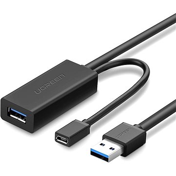E-shop UGREEN USB 3.0 Verlängerungskabel 5 m Schwarz