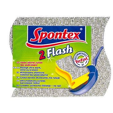 SPONTEX Flash houbička na teflon 2 ks