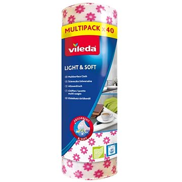 VILEDA Light & Soft univerzální utěrka 40 ks