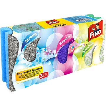 FINO Barevné houbičky profilované 3 ks (8606013476874)